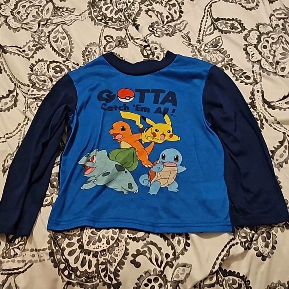 Long-sleeve Pokémon Sleeping Shirt